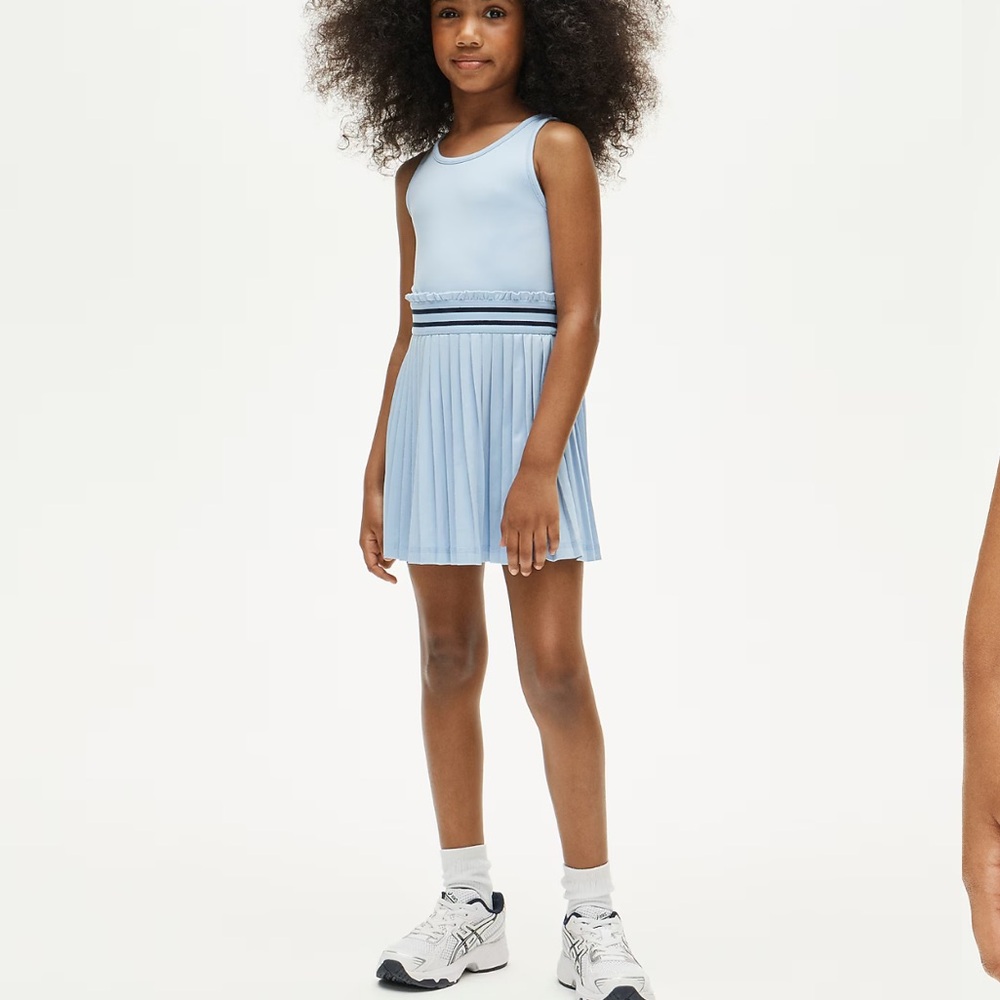New with tags J.Crew girls match point Blue Tank performance skort dress